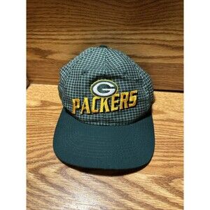 NFL Pro Line Logo Athletic Green Bay Packers Embroidered Vintage Adjustable Hat